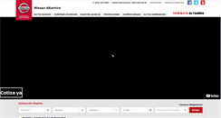 Desktop Screenshot of nissanaltamira.com.mx